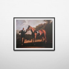Tony Soprano And Pie-O-My Horse Painting Poster The Sopranos Race 18" x 24" Wall 748827650243  332302074547